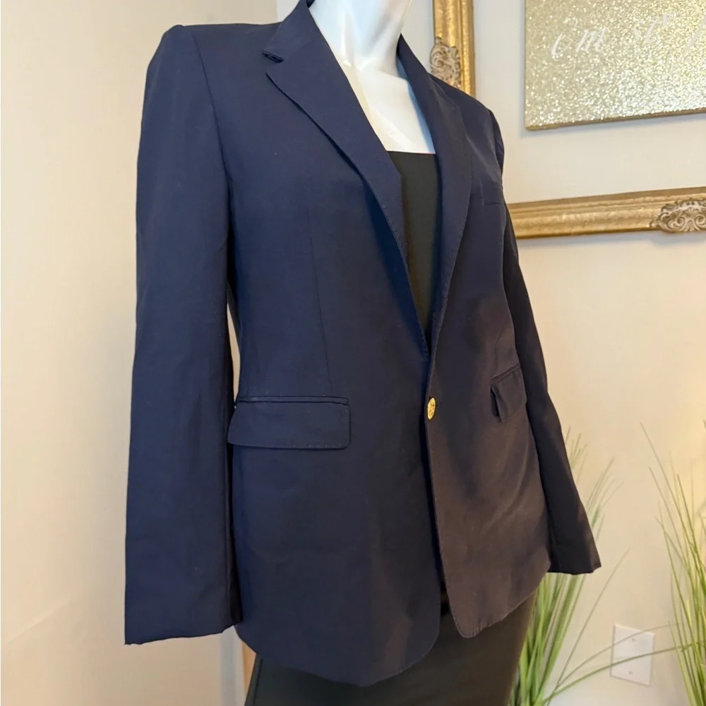 Vineyard Vines Kids' Boathouse Performance Wool Blazer Navy Size 16 EUC